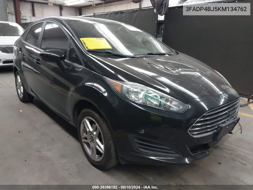 2019 Ford Fiesta Se VIN: 3FADP4BJ5KM134762 Lot: 39396192