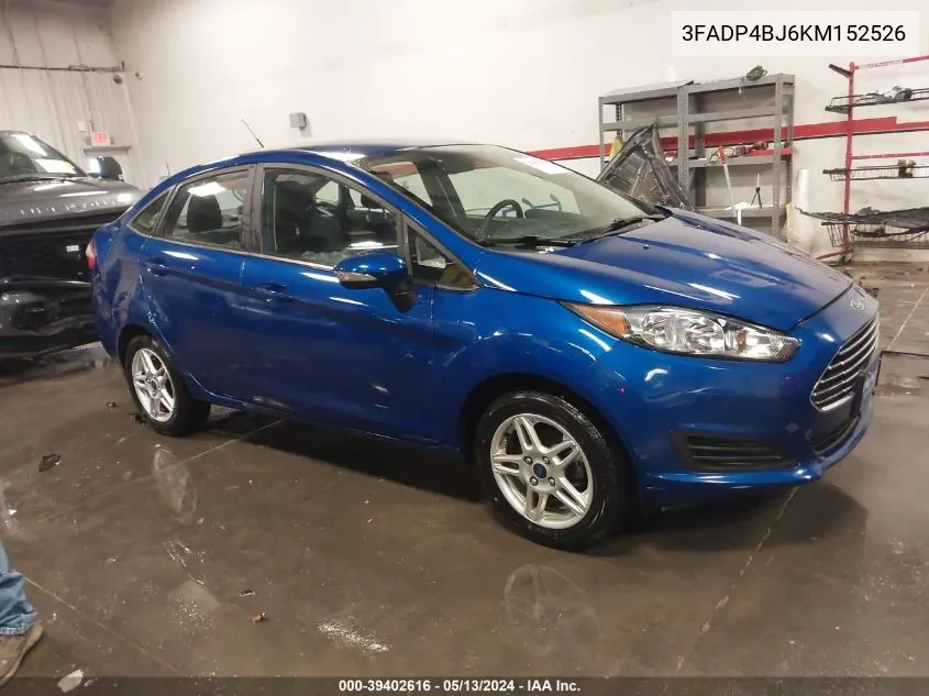 3FADP4BJ6KM152526 2019 Ford Fiesta Se