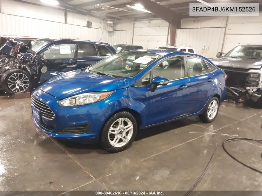 3FADP4BJ6KM152526 2019 Ford Fiesta Se