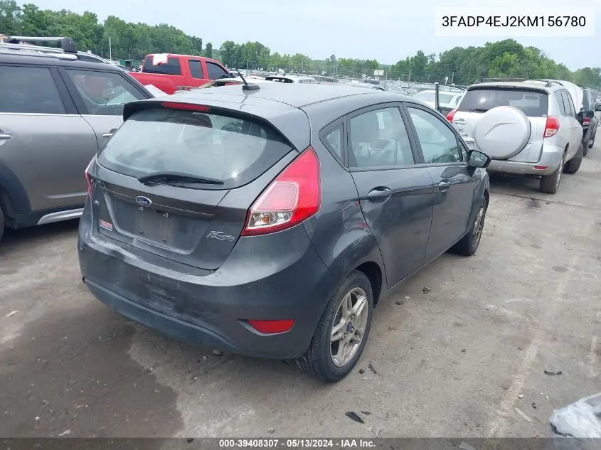 3FADP4EJ2KM156780 2019 Ford Fiesta Se