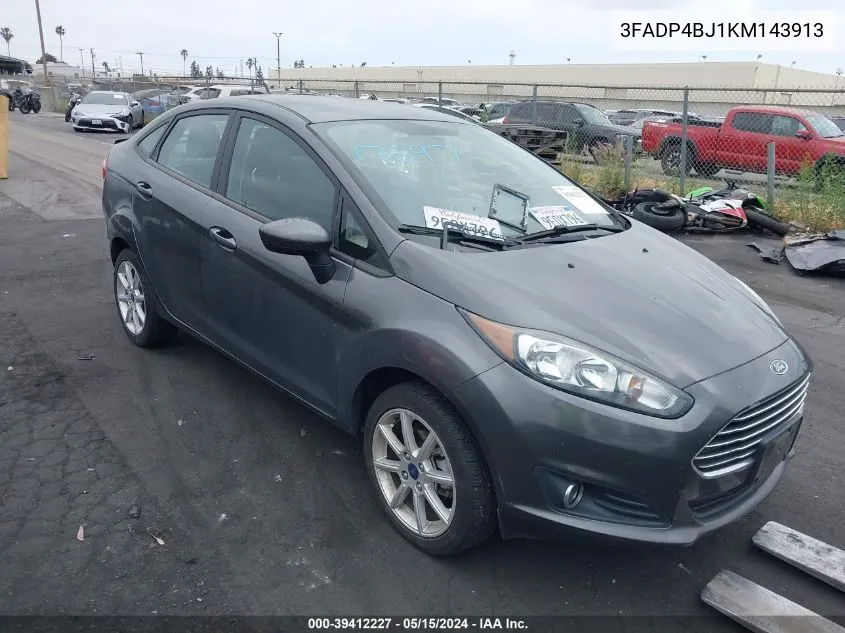 3FADP4BJ1KM143913 2019 Ford Fiesta Se