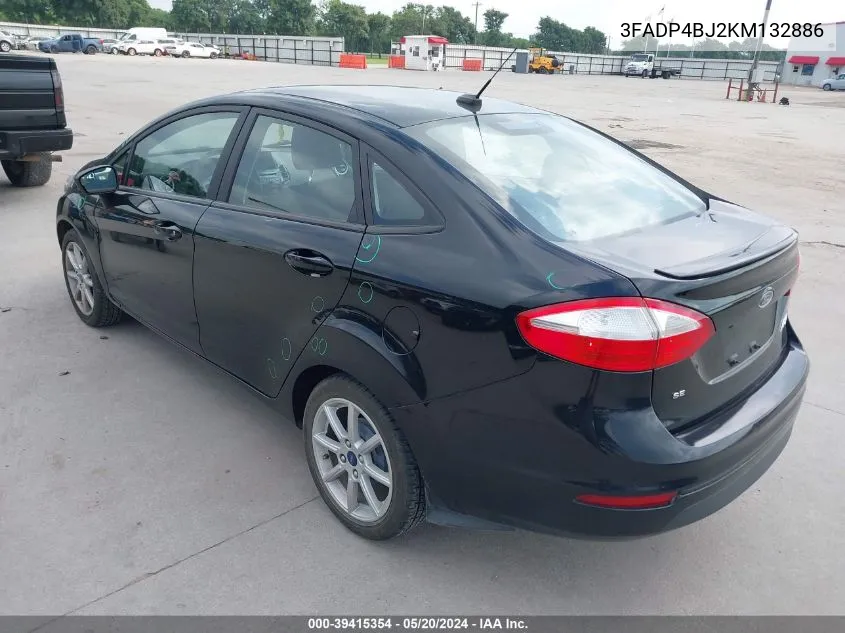 3FADP4BJ2KM132886 2019 Ford Fiesta Se