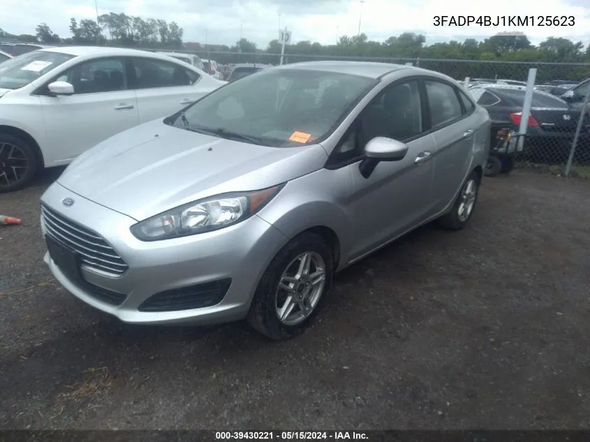 2019 Ford Fiesta Se VIN: 3FADP4BJ1KM125623 Lot: 39430221