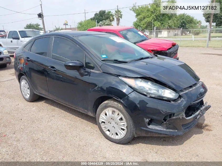 3FADP4AJ5KM127182 2019 Ford Fiesta S