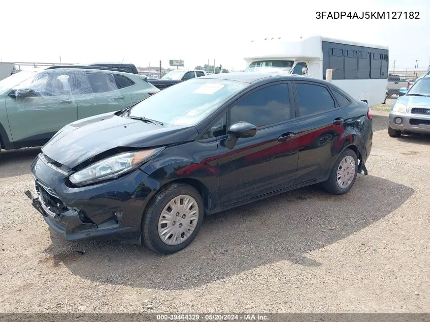 3FADP4AJ5KM127182 2019 Ford Fiesta S