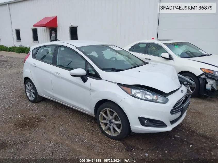 2019 Ford Fiesta Se VIN: 3FADP4EJ9KM136879 Lot: 39474988