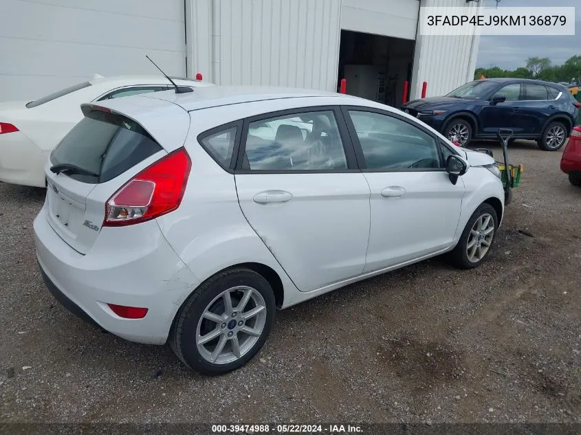 2019 Ford Fiesta Se VIN: 3FADP4EJ9KM136879 Lot: 39474988