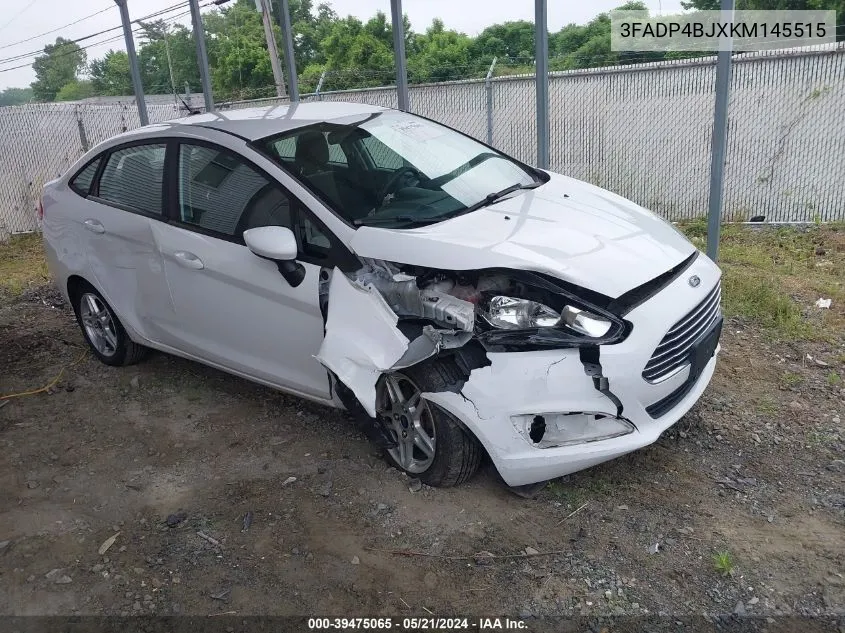 2019 Ford Fiesta Se VIN: 3FADP4BJXKM145515 Lot: 39475065