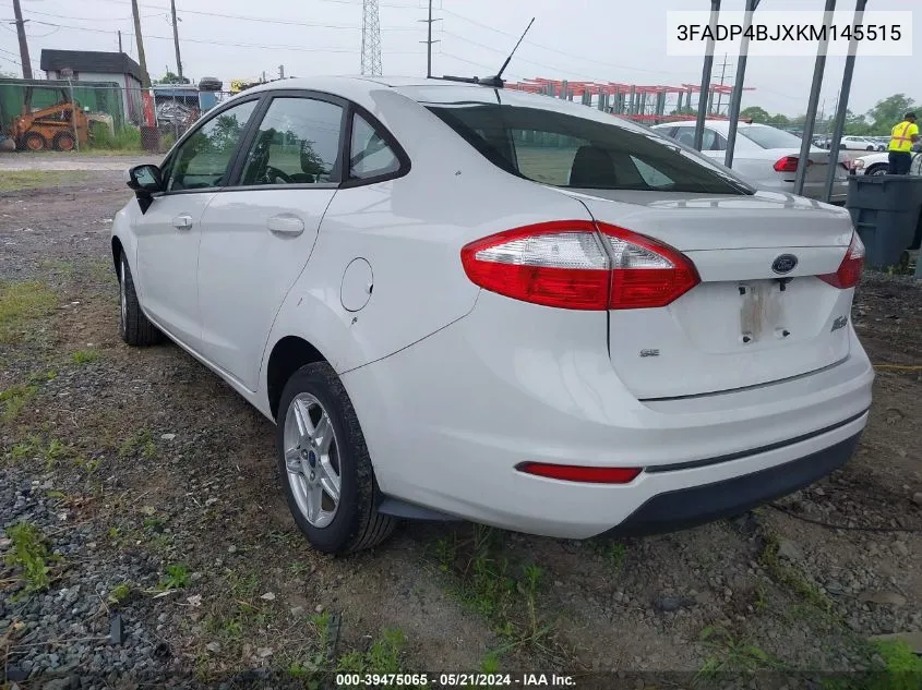 2019 Ford Fiesta Se VIN: 3FADP4BJXKM145515 Lot: 39475065