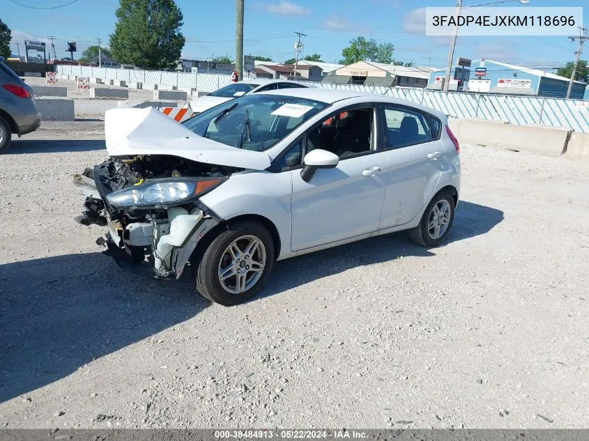 2019 Ford Fiesta Se VIN: 3FADP4EJXKM118696 Lot: 39484913