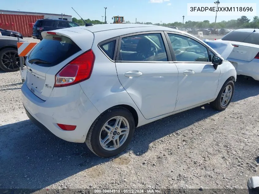 3FADP4EJXKM118696 2019 Ford Fiesta Se