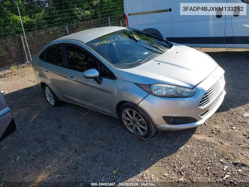 3FADP4BJXKM133252 2019 Ford Fiesta Se