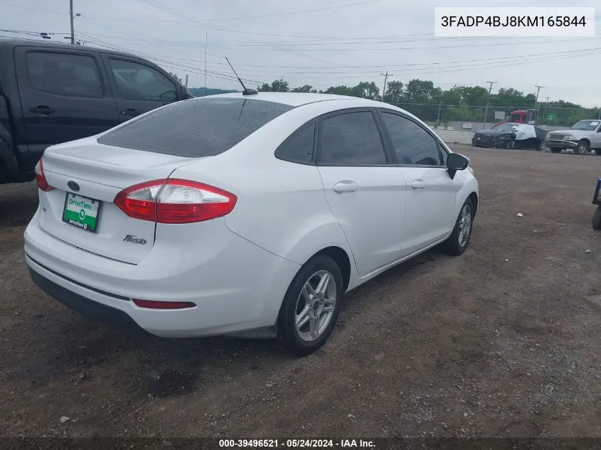 2019 Ford Fiesta Se VIN: 3FADP4BJ8KM165844 Lot: 39496521