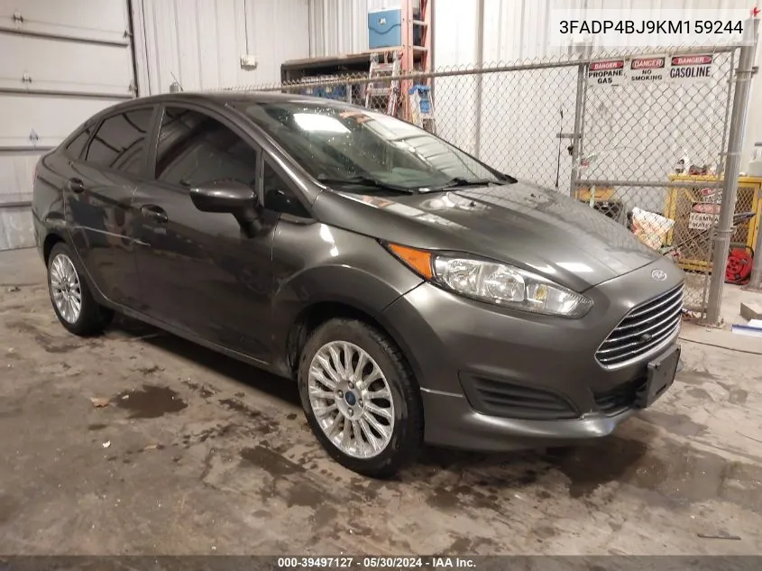 2019 Ford Fiesta Se VIN: 3FADP4BJ9KM159244 Lot: 39497127