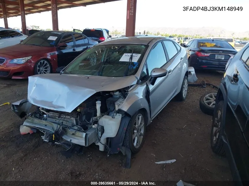 3FADP4BJ3KM148949 2019 Ford Fiesta Se