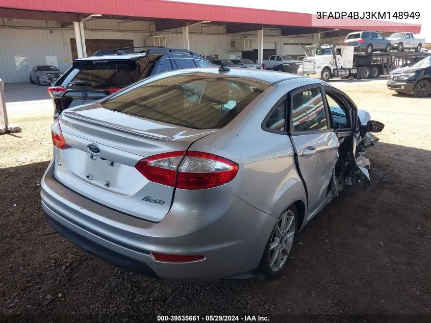 3FADP4BJ3KM148949 2019 Ford Fiesta Se