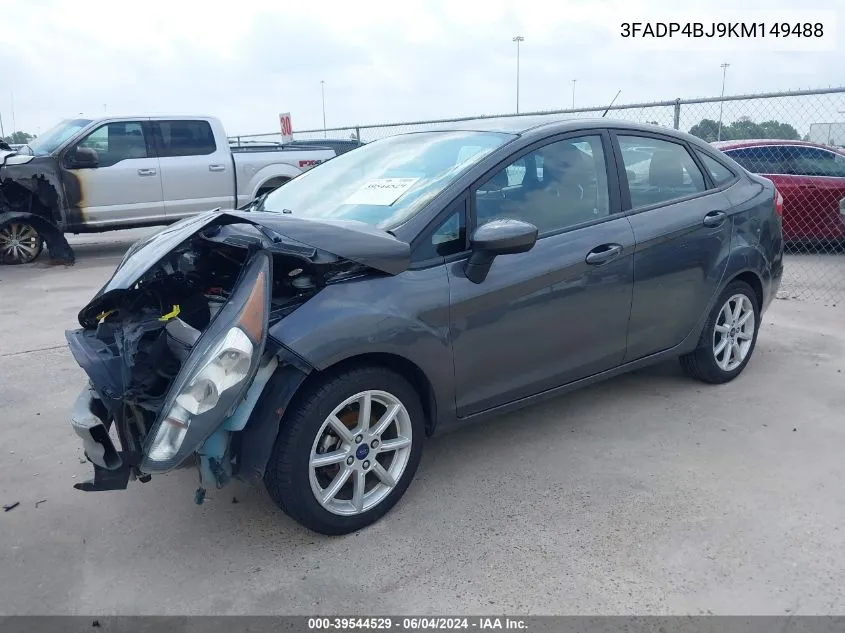 3FADP4BJ9KM149488 2019 Ford Fiesta Se