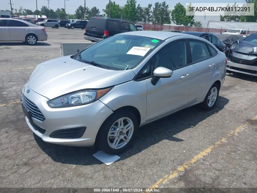 3FADP4BJ7KM112391 2019 Ford Fiesta Se