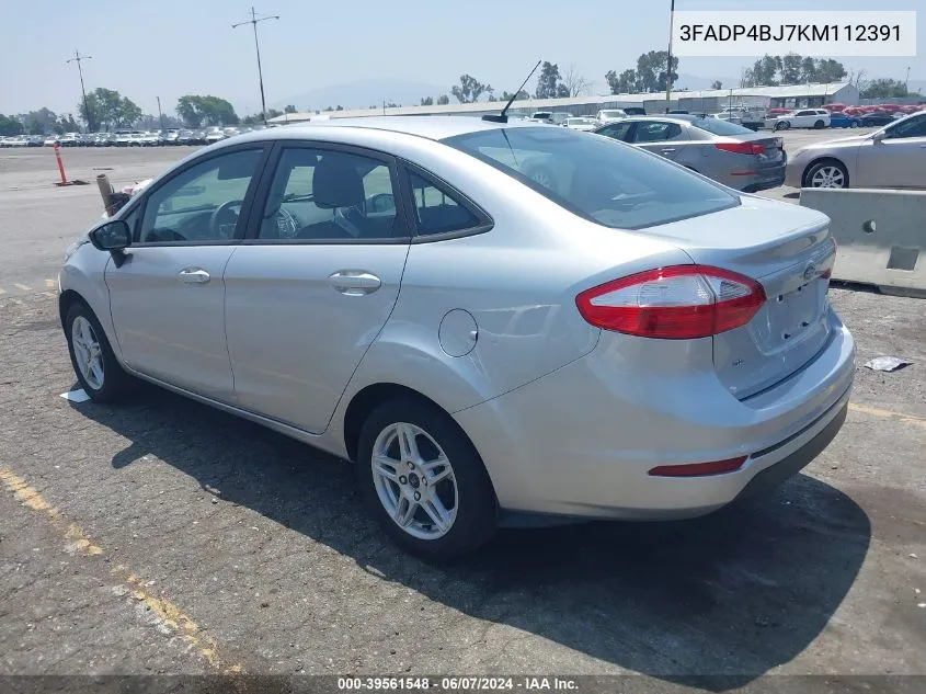 3FADP4BJ7KM112391 2019 Ford Fiesta Se