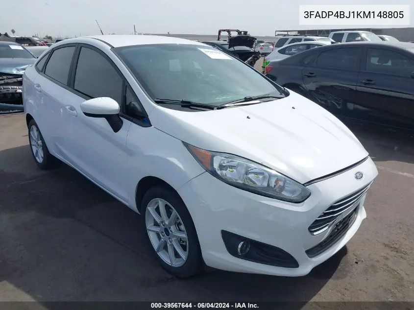 3FADP4BJ1KM148805 2019 Ford Fiesta Se