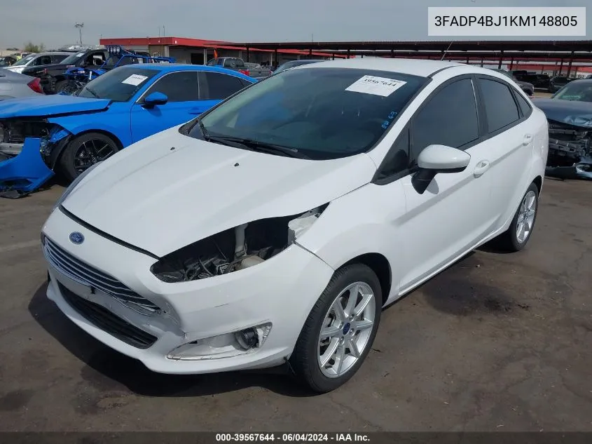 3FADP4BJ1KM148805 2019 Ford Fiesta Se