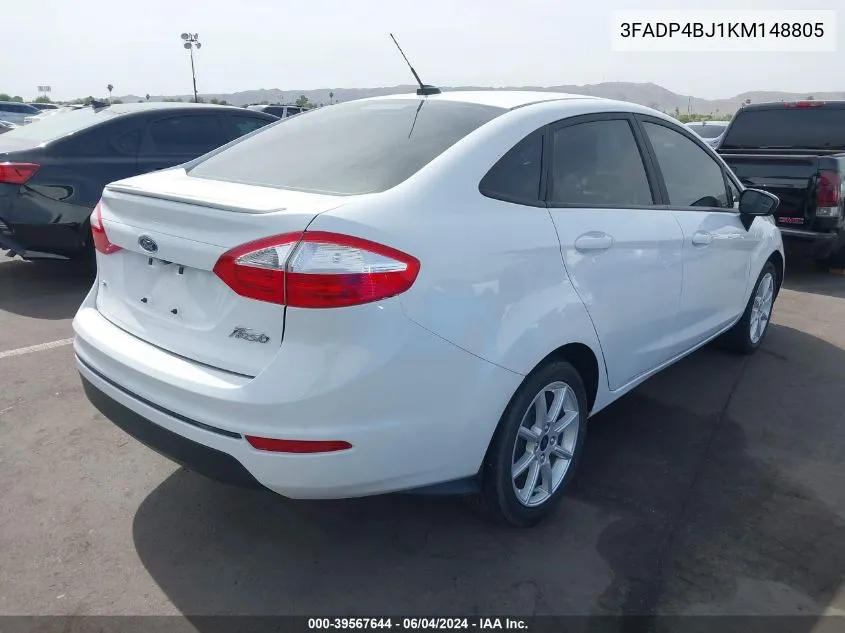 3FADP4BJ1KM148805 2019 Ford Fiesta Se