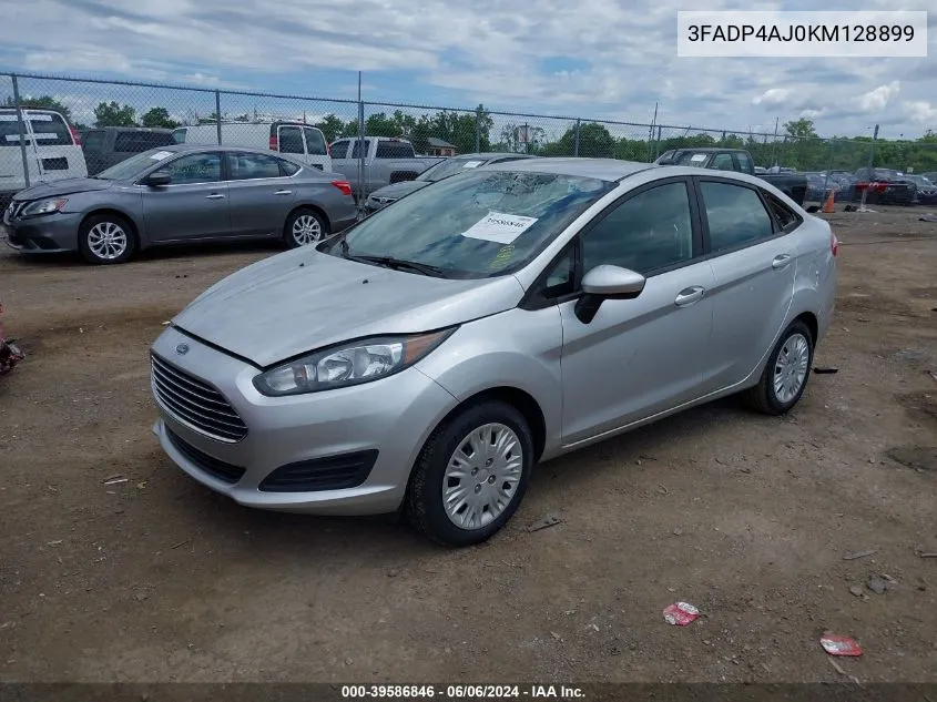 2019 Ford Fiesta S VIN: 3FADP4AJ0KM128899 Lot: 39586846