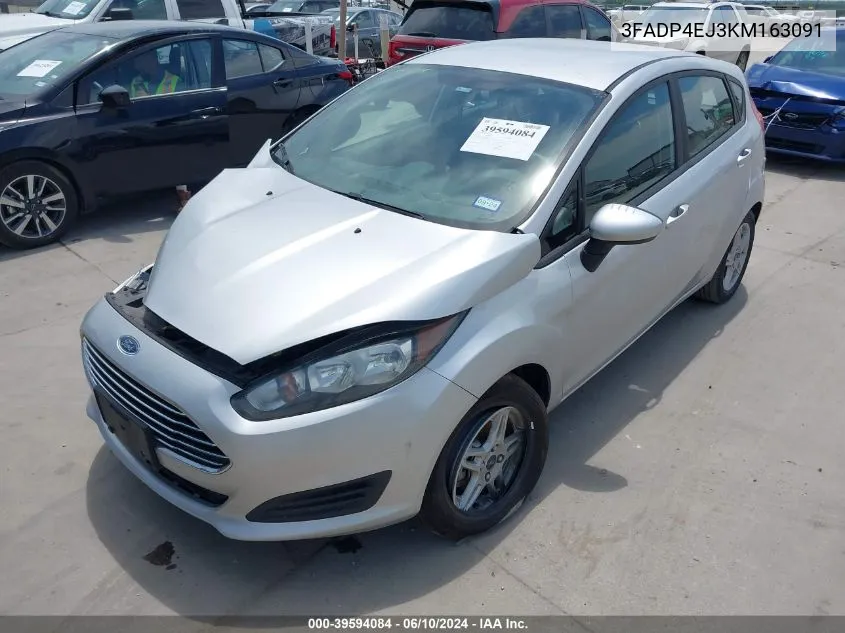 2019 Ford Fiesta Se VIN: 3FADP4EJ3KM163091 Lot: 39594084