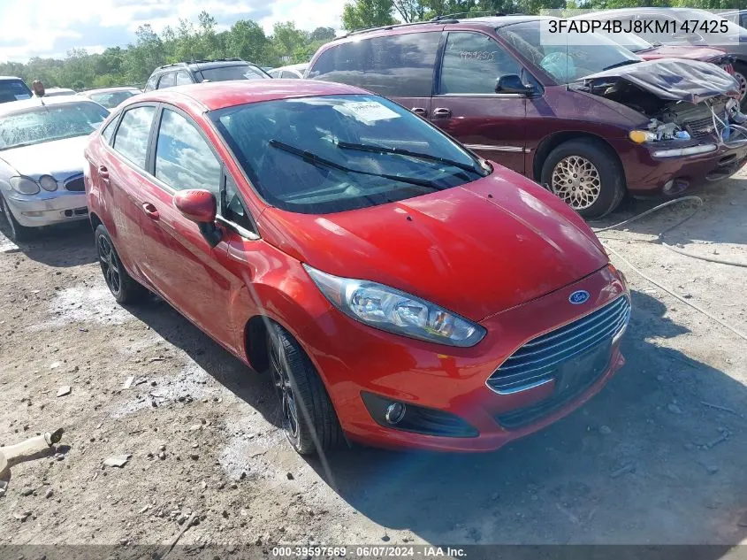 3FADP4BJ8KM147425 2019 Ford Fiesta Se