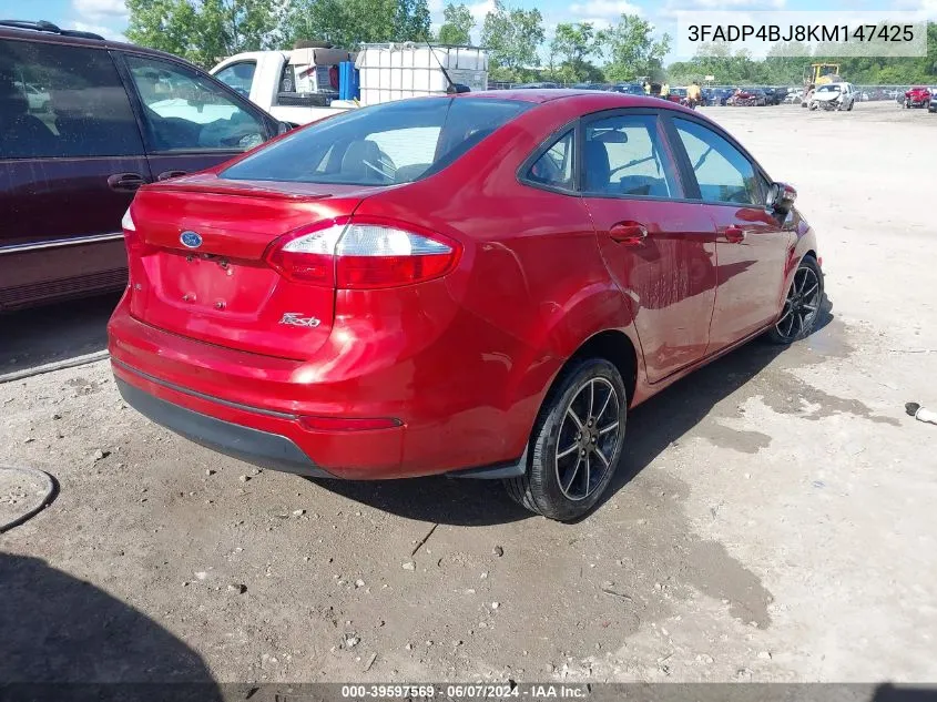 3FADP4BJ8KM147425 2019 Ford Fiesta Se