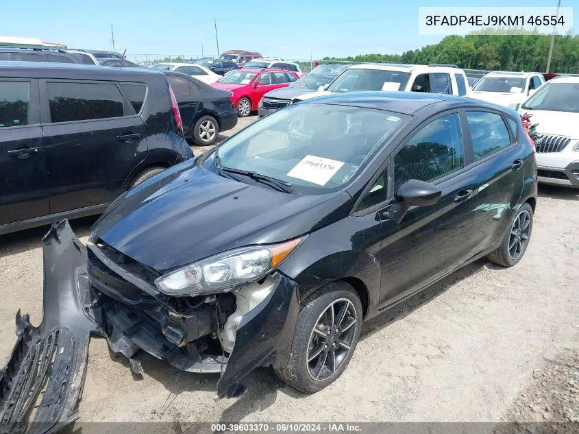 2019 Ford Fiesta Se VIN: 3FADP4EJ9KM146554 Lot: 39603370