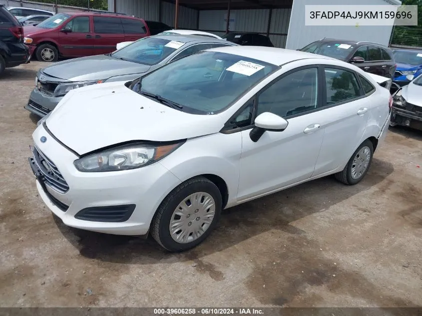 2019 Ford Fiesta S VIN: 3FADP4AJ9KM159696 Lot: 39606258