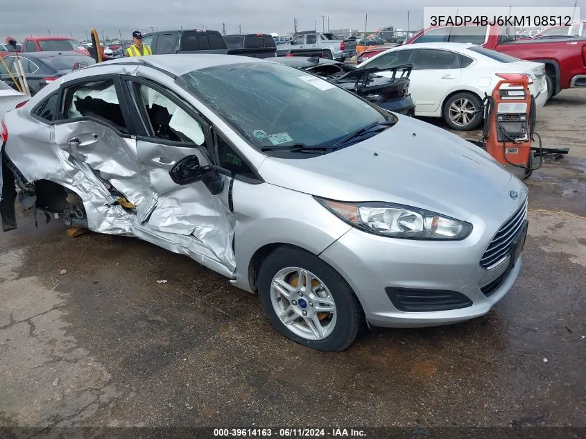 3FADP4BJ6KM108512 2019 Ford Fiesta Se