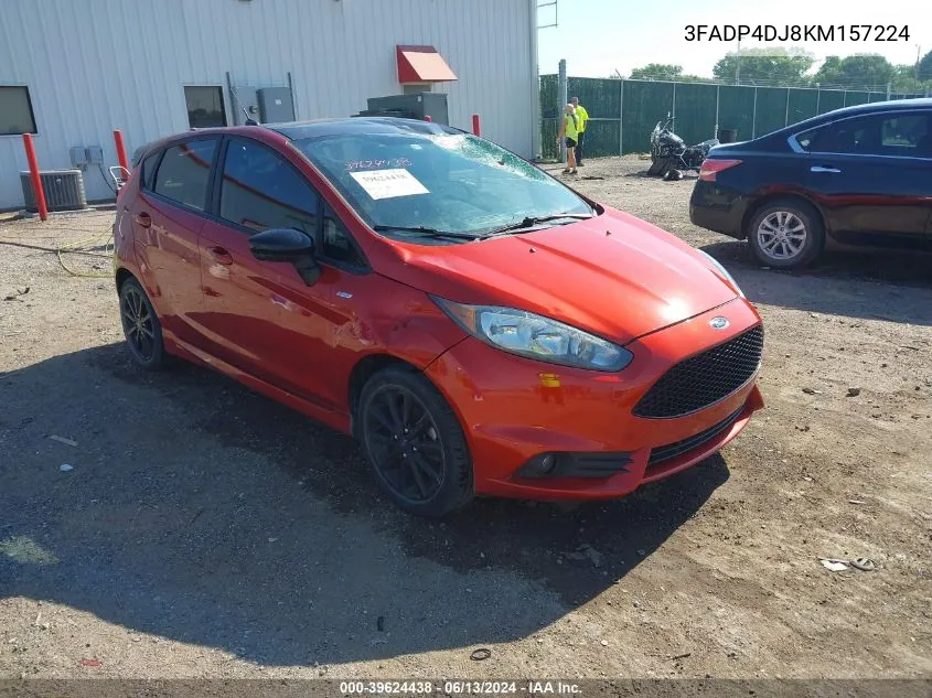 2019 Ford Fiesta St Line VIN: 3FADP4DJ8KM157224 Lot: 39624438