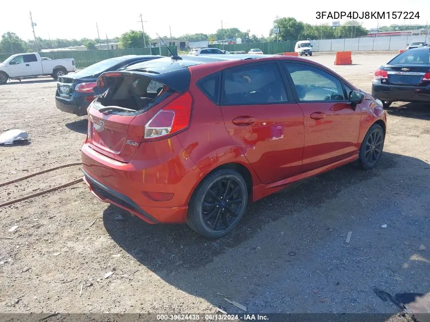 3FADP4DJ8KM157224 2019 Ford Fiesta St Line