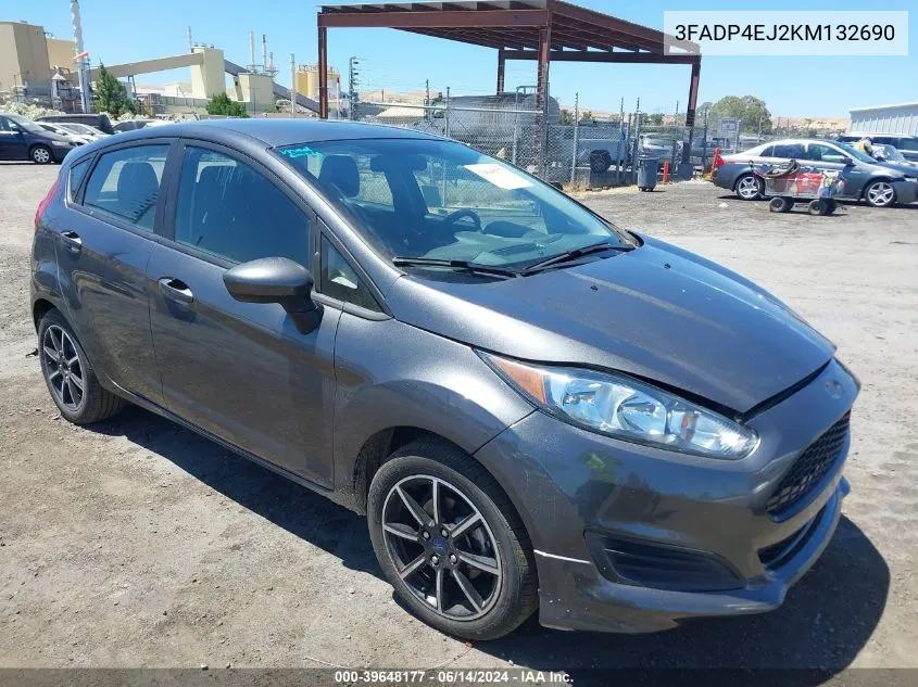 3FADP4EJ2KM132690 2019 Ford Fiesta Se