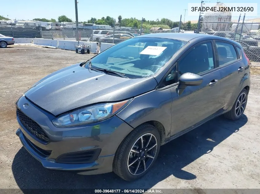 3FADP4EJ2KM132690 2019 Ford Fiesta Se