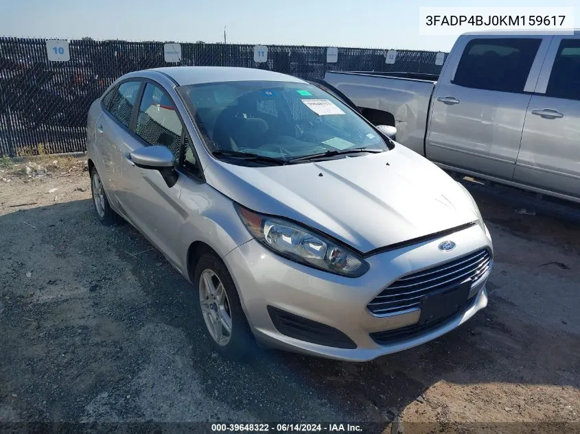 3FADP4BJ0KM159617 2019 Ford Fiesta Se