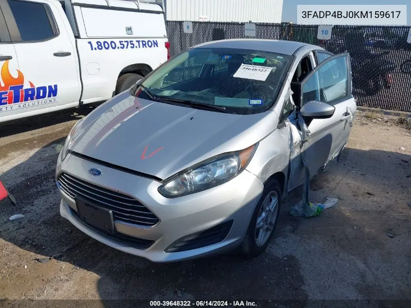 3FADP4BJ0KM159617 2019 Ford Fiesta Se