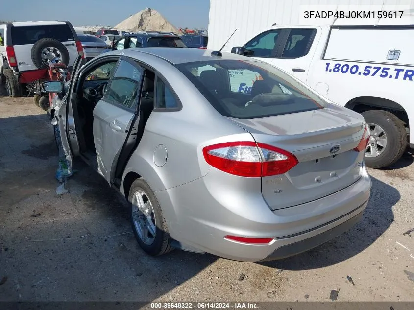 3FADP4BJ0KM159617 2019 Ford Fiesta Se