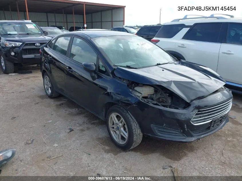 2019 Ford Fiesta Se VIN: 3FADP4BJ5KM145454 Lot: 39687613