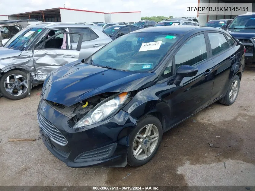 2019 Ford Fiesta Se VIN: 3FADP4BJ5KM145454 Lot: 39687613