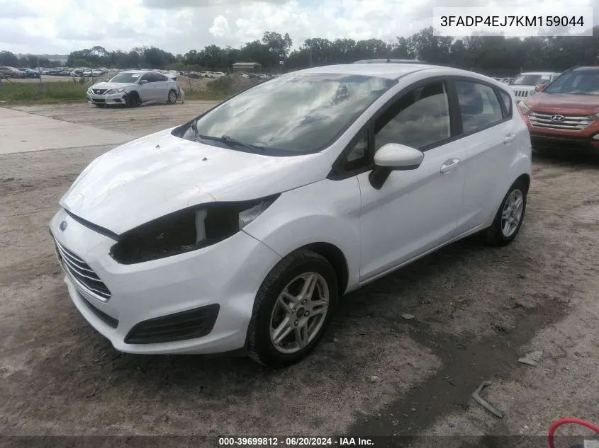 2019 Ford Fiesta Se VIN: 3FADP4EJ7KM159044 Lot: 39699812