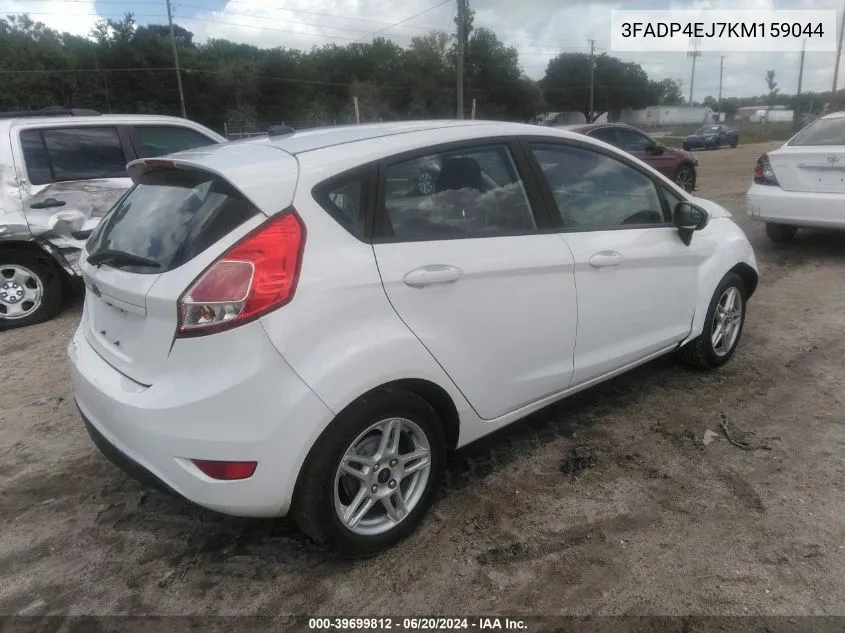 3FADP4EJ7KM159044 2019 Ford Fiesta Se