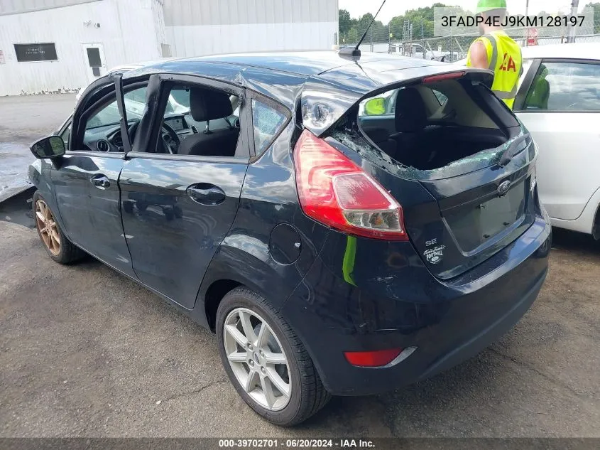 2019 Ford Fiesta Se VIN: 3FADP4EJ9KM128197 Lot: 39702701