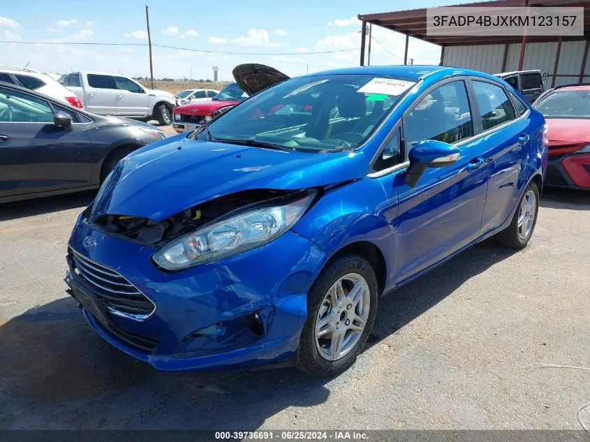 2019 Ford Fiesta Se VIN: 3FADP4BJXKM123157 Lot: 39736691