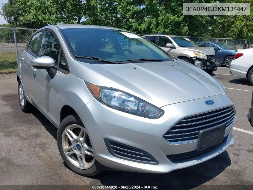 3FADP4EJ3KM134447 2019 Ford Fiesta Se