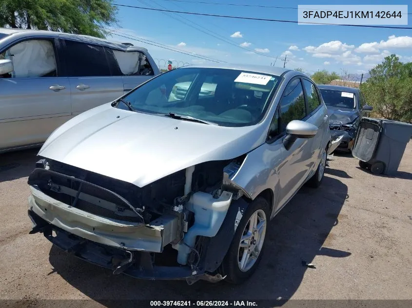 2019 Ford Fiesta Se VIN: 3FADP4EJ1KM142644 Lot: 39746241