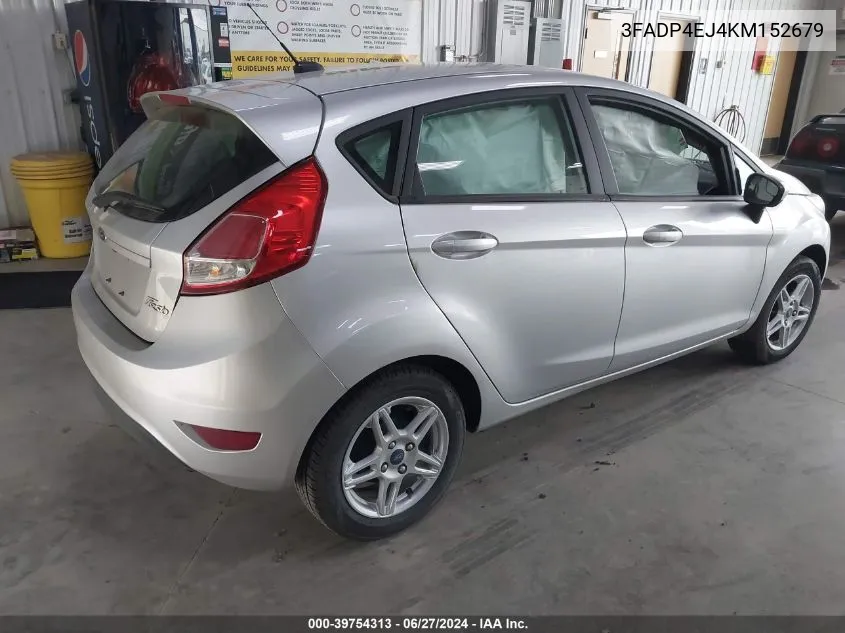 3FADP4EJ4KM152679 2019 Ford Fiesta Se