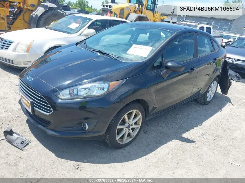 3FADP4BJ6KM106694 2019 Ford Fiesta Se